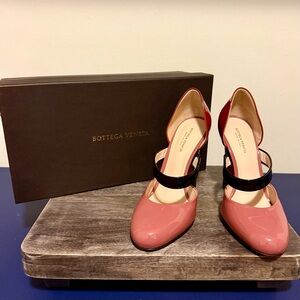 Bottega Veneta Patent Leather Colorblock Pumps NWT